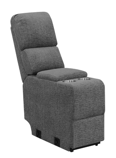 Coaster Bahrain Upholstered Console Charcoal