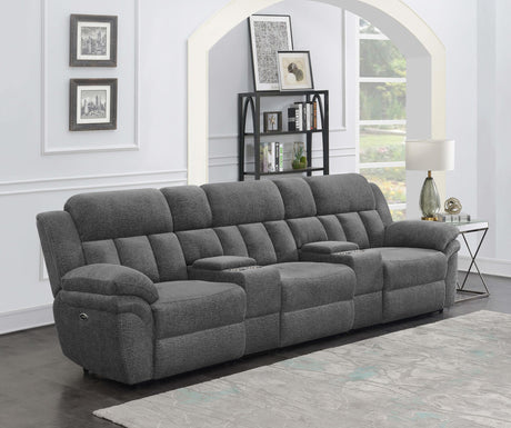 Coaster Bahrain 5-piece Power Home Theater Seating Charcoal