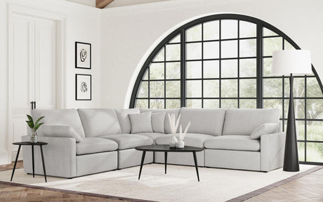 Coaster Collins Modular Corner Chair Grey