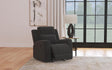 Coaster Brentwood Upholstered Recliner Chair Dark Charcoal