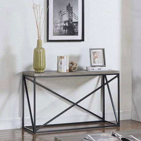 Coaster Birdie Rectangular Entryway Console Table Sonoma Grey