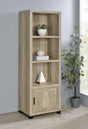 Coaster Sachin 3-shelf Engineered Wood Media Tower Distressed Pine
