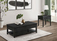 Coaster Concord 1-drawer Square End Table Distressed Java