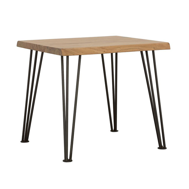 Coaster Zander Square Wood Top Coffee Table Natural Brown