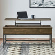 Coaster Byers Engineered Wood Lift Top Coffee Table Brown Oak