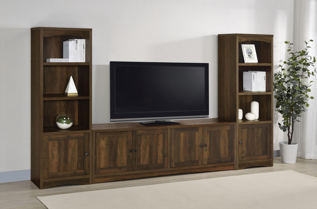 Coaster Laughlin 3-piece Entertainment Center TV Stand Dark Pine