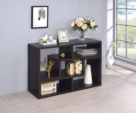 Coaster Velma Multipurpose TV Stand and Bookshelf Cappuccino