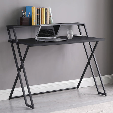 Coaster Xavier 45-inch Writing Desk with USB Ports Black