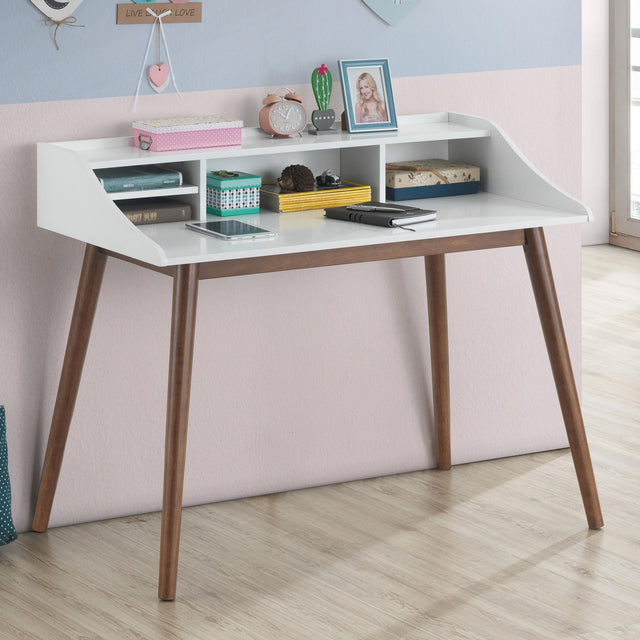Coaster Percy 45-inch 4-compartment Writing Desk White