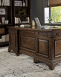 Coaster Hartshill 72-inch 7-drawer Executive Desk Burnished Oak
