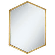Coaster Bledel 24 x 34 Inch Hexagonal Wall Mirror Gold