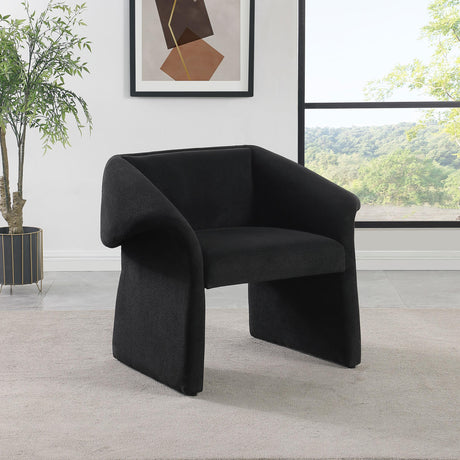 Coaster Ramsey Upholstered Sloped Arm Accent Chair Black