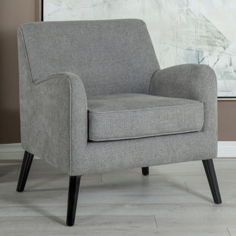 Coaster Charlie Upholstered English Arm Accent Chair Charcoal Grey