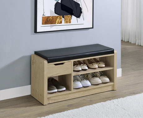 Coaster Arrington Storage Bench White Oak