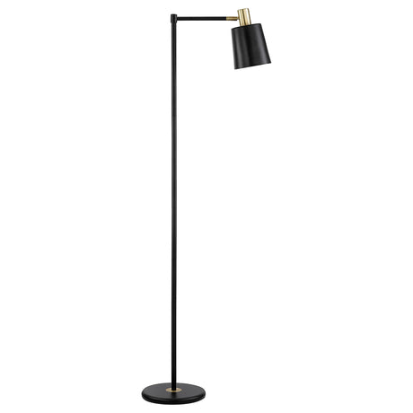 Coaster Rhapsody 60-inch Metal Adjustable Task Floor Lamp Black