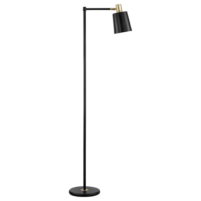 Coaster Rhapsody 60-inch Metal Adjustable Task Floor Lamp Black