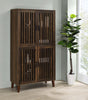 Coaster Elouise 4-door Engineered Wood Tall Accent Cabinet Dark Pine