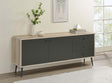 Coaster Maeve 2-door Engineered Wood Cabinet Antique Pine and Grey