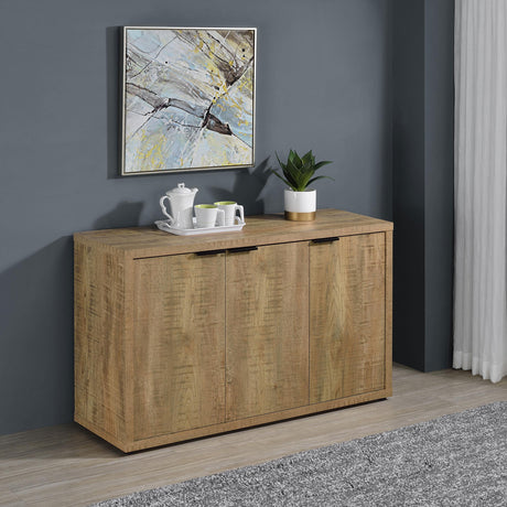 Coaster Pepita 3-door Engineered Wood Accent Cabinet Mango Brown