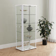 Coaster Aero 5-shelf Display Curio Cabinet with LED Lighting White