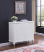 Coaster Cardella 2-door Mandala Accent Cabinet Distressed White