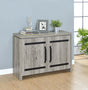 Coaster Enoch 2-door Engineered Wood Accent Cabinet Grey Driftwood