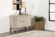 Coaster Eileen 2-door Wood Storage Accent Cabinet White Washed