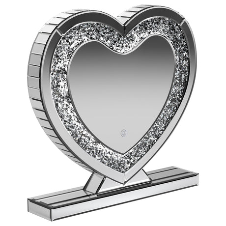 Coaster Euston Heart Shaped Vanity Mirror Silver
