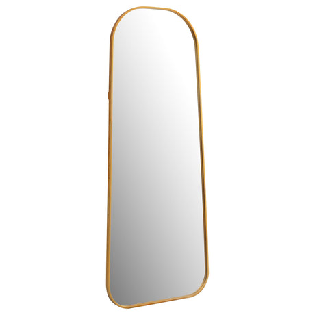 Coaster Simeon 24 x 59 Inch Full Length Floor Mirror Antique Gold