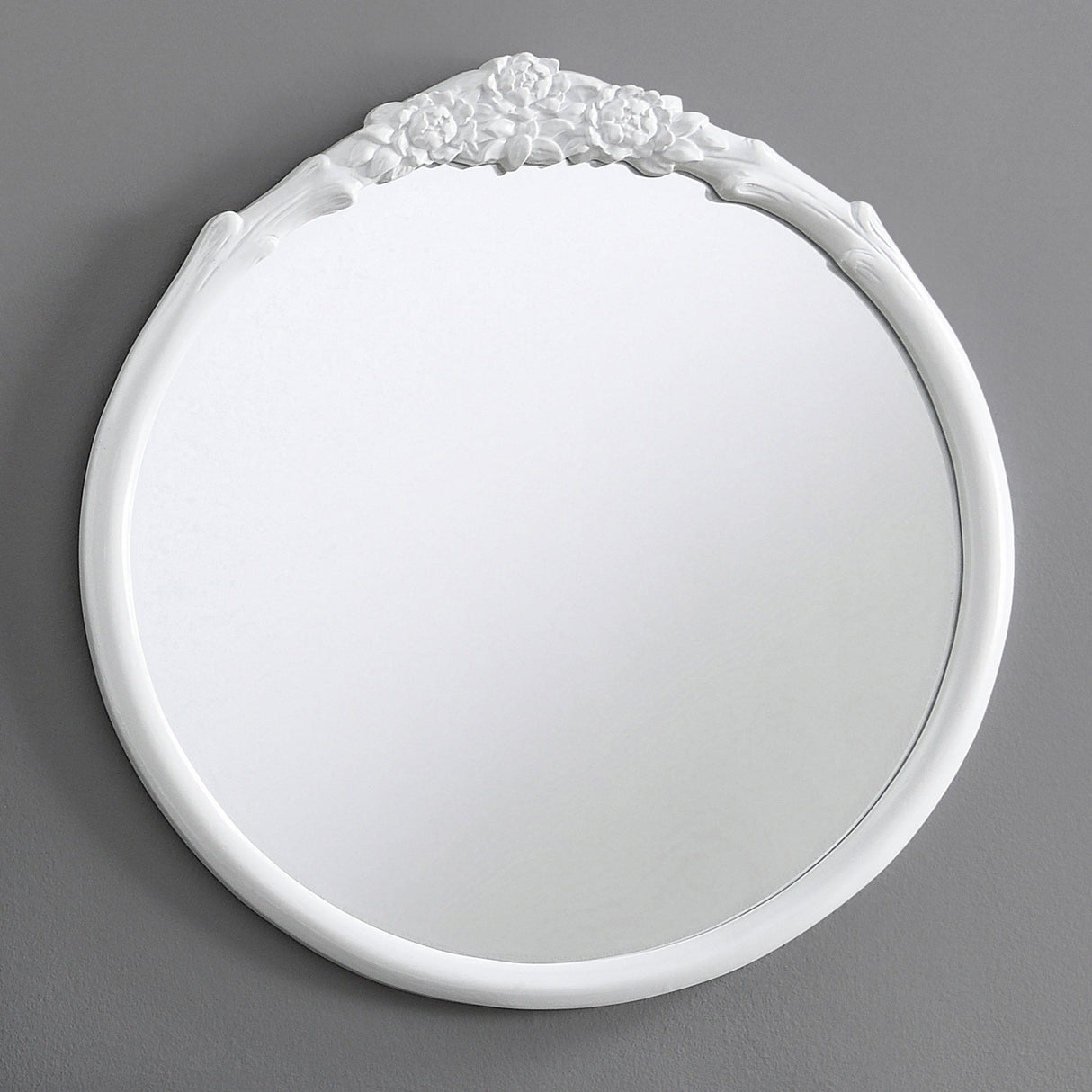 Coaster Sylvie 30 x 31 Inch French Provincial Wall Mirror White