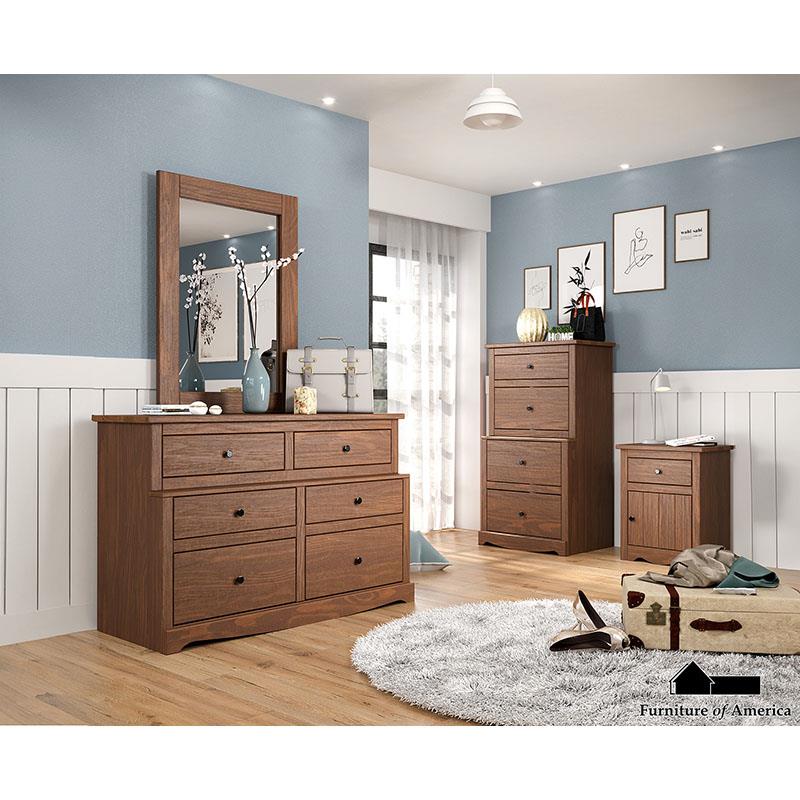 Furniture of America Stavros Mirror, Mahogany