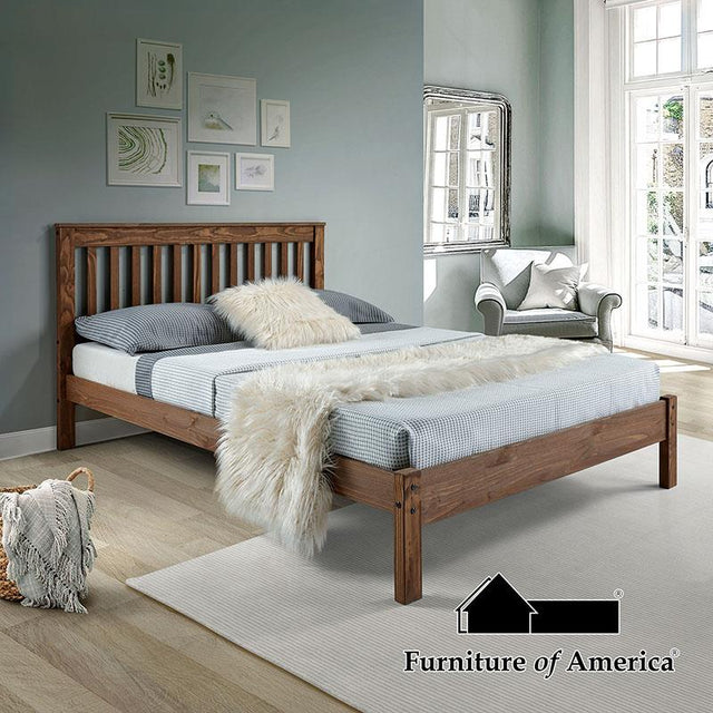 Furniture of America Creswell Full Bed, Mahogany