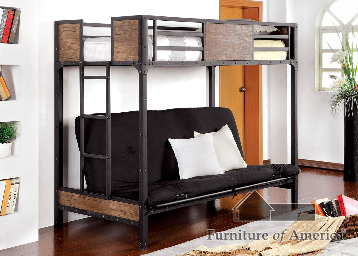 Furniture of America Clapton Twin Bed w/ Futon Base