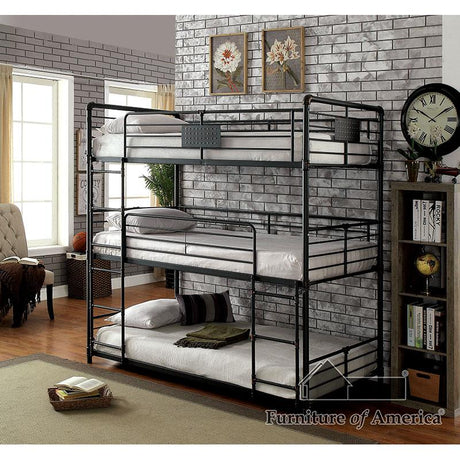 Furniture of America Olga I Twin/Twin/Twin Bunk Bed