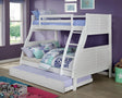 Furniture of America Hoople Twin/Full Bunk Bed, Antique White
