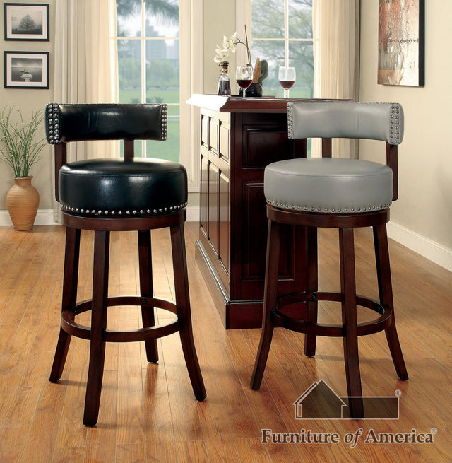 Furniture of America Shirley 30" Bar Stool, White