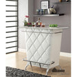 Furniture of America Fuero Bar Table, White (K/D)