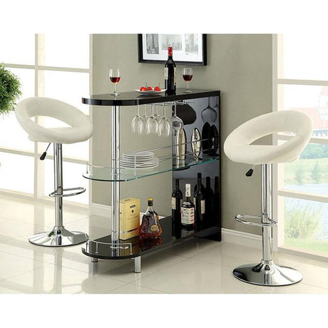 Furniture of America Numbi Mini Server, Black