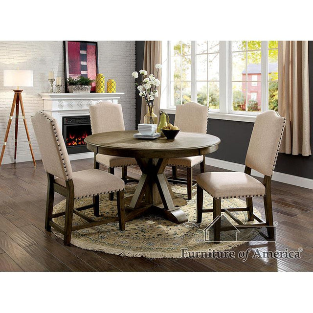 Furniture of America Julia Round Dining Table