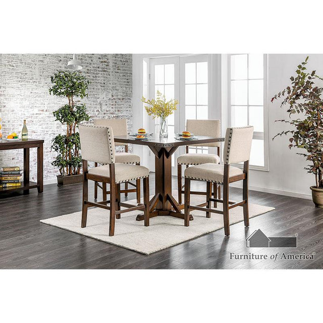Furniture of America Glenbrook Counter Ht. Table