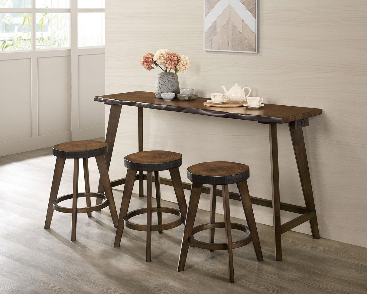 Furniture of America Missoula 4 Pc. Counter Ht. Table Set