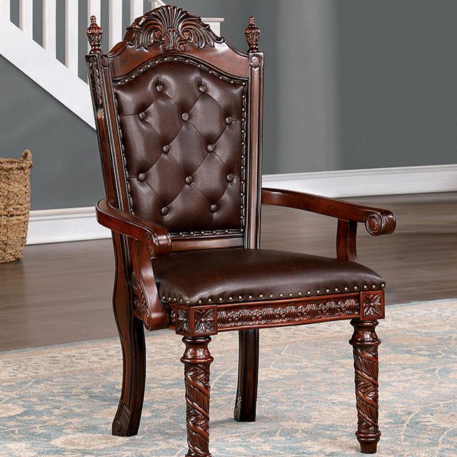 Furniture of America Canyonville Arm Chair (2/CTN)