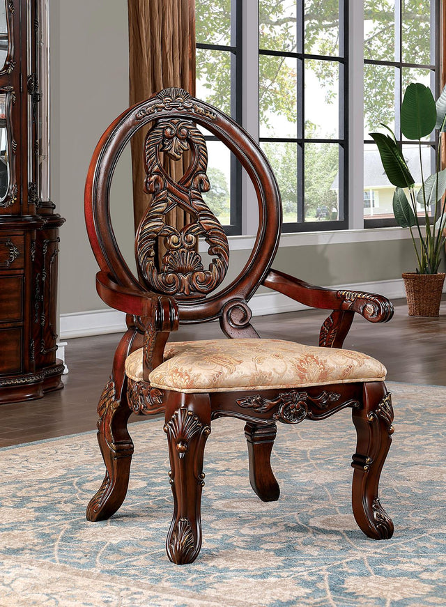 Furniture of America Normandy Arm Chair (2/CTN)