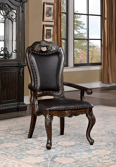 Furniture of America Lombardy Arm Chair (2/CTN)