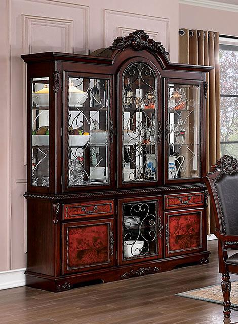 Furniture of America Picardy Hutch & Buffet
