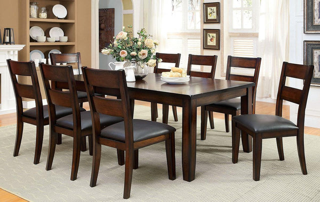 Furniture of America Dickinson I 9 Pc. Dining Table Set