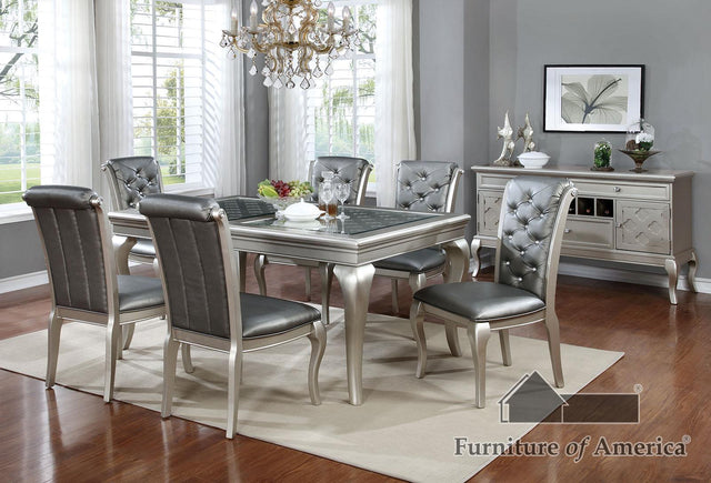 Furniture of America Amina 66" Dining Table
