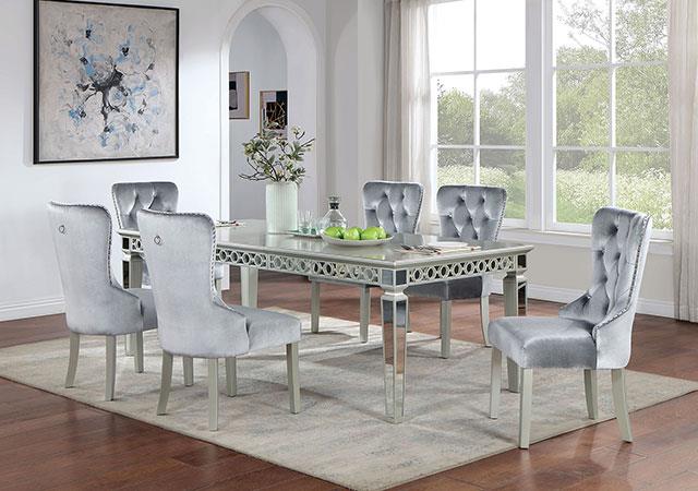 Furniture of America Adalia 7 Pc. Dining Table Set