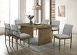 Furniture of America St Gallen Dining Table, Natural Tone/Light Gray