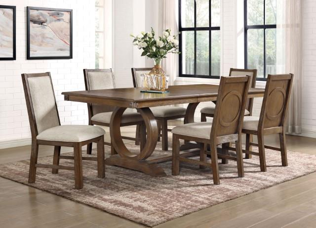 Furniture of America Monclova 7 Pc. Dining Table Set